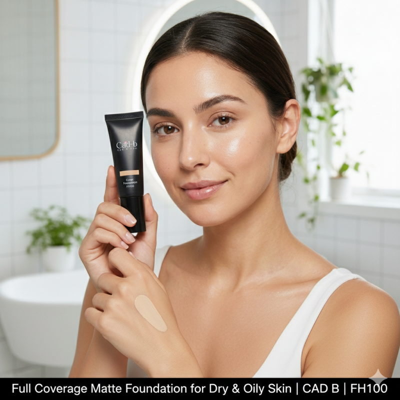 Full Coverage Matte Foundation for Dry & Oily Skin | CAD B | FH100